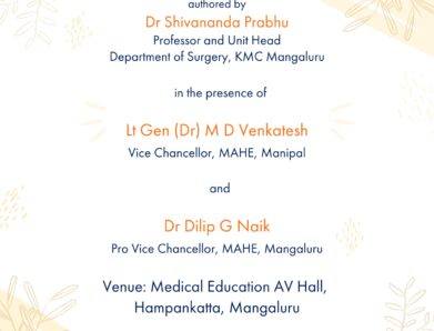 We are delighted to invite you to the book release of “The Wisdom Behind Surgical Aphorisms” on 23 December 2022 at 15:30.Venue: Medical Education AV Hall, Hampankatta, Mangalore.All are welcome!
