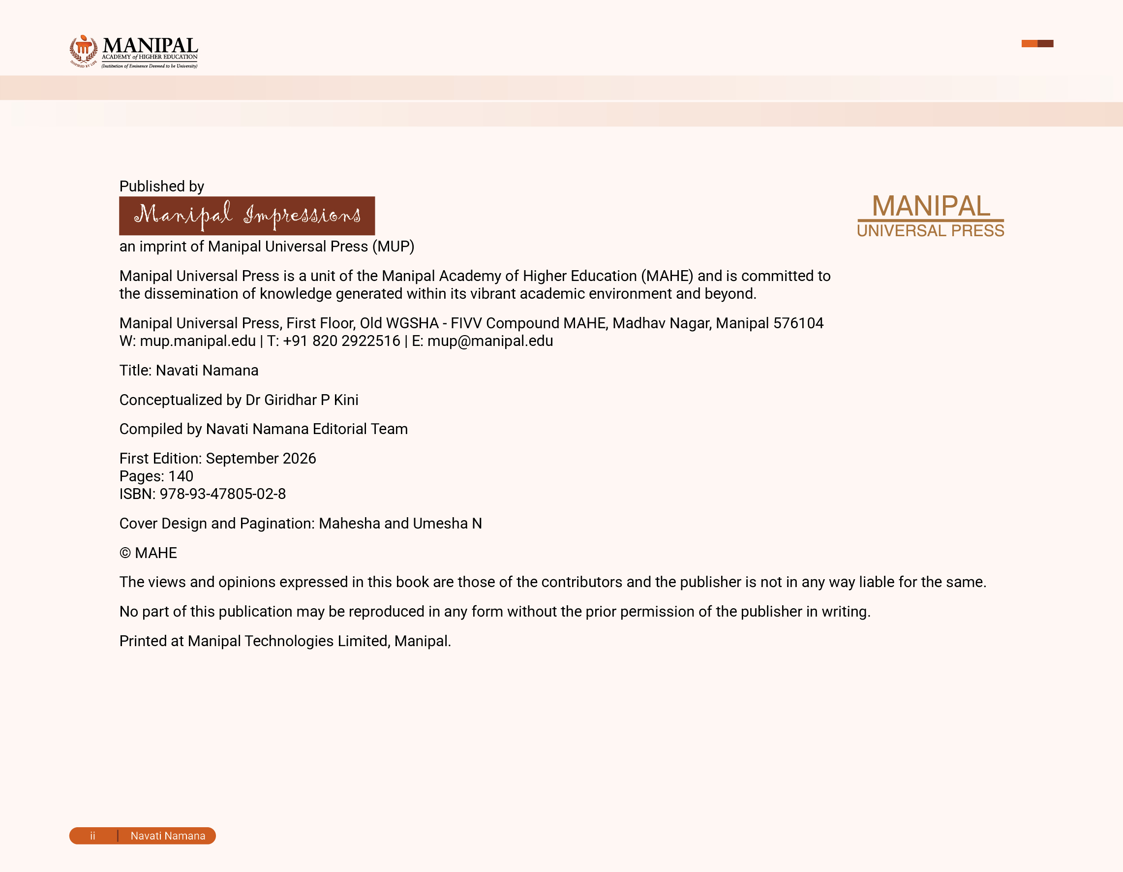 Navati Namana: Principles, Purpose, and Global Eminence